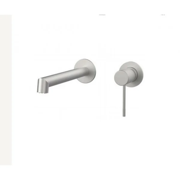 Φωτογραφία προϊόντος: Orabella Terra Brushed Nickel Μπαταρία Μπάνιου Εντοιχισμού 2 Οπών 10316