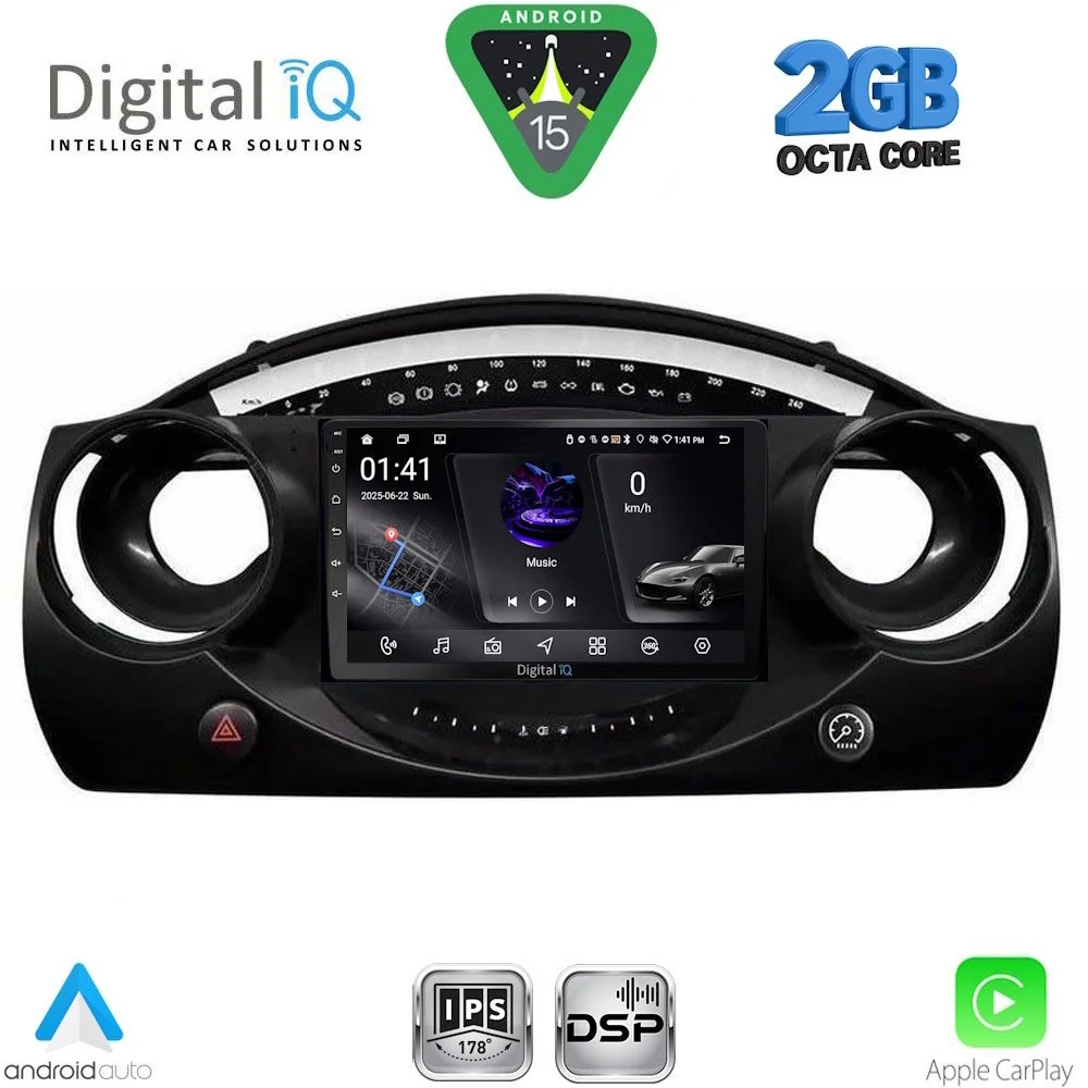 Φωτογραφία προϊόντος: DIGITAL IQ RSF 4063_CPA (9inc) MULTIMEDIA TABLET for MINI COOPER (R50-R52-R53) mod. 2000-2006