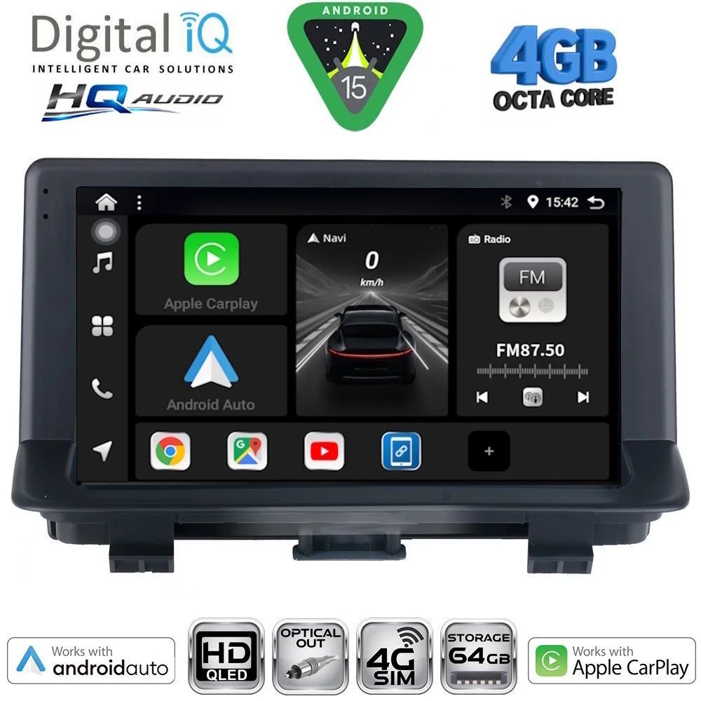 Φωτογραφία προϊόντος: DIGITAL IQ BXK 19012_CPAA (9inc) MULTIMEDIA TABLET for AUDI Q3 mod. 2012-2018 (High Version)