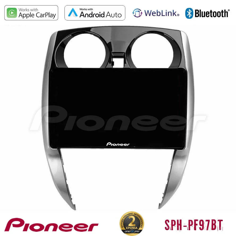 Φωτογραφία προϊόντος: Pioneer SPH-PF97BT Series Nissan Note 2013-2018 Multimedia Station 9 (Tablet Style) Με Carplay & Android Auto