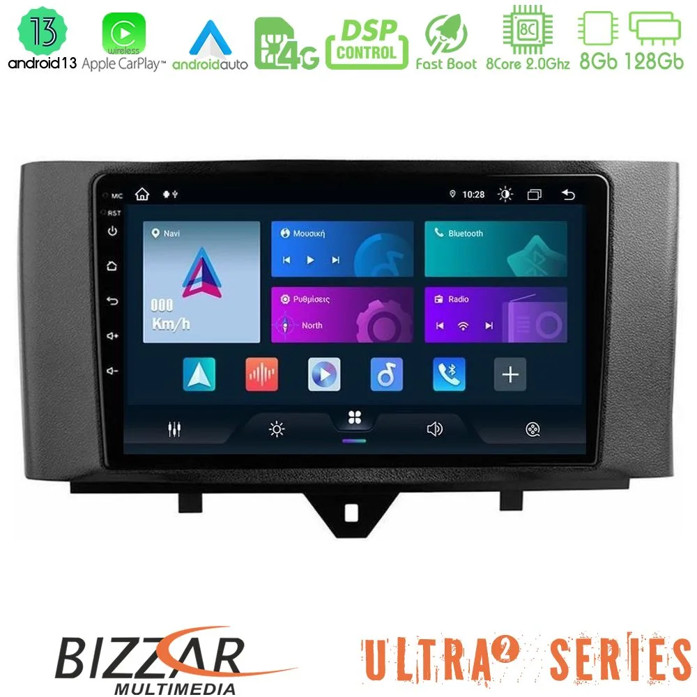 Φωτογραφία προϊόντος: Bizzar Ultra Series Smart 451 Facelift 8core Android13 8+128GB Navigation Multimedia Tablet 9