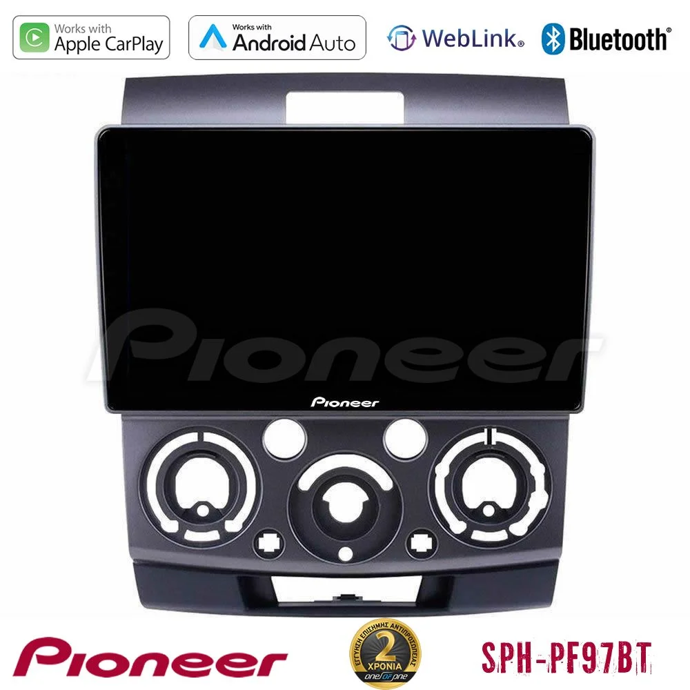 Φωτογραφία προϊόντος: Pioneer SPH-PF97BT Series Ford Ranger/Mazda BT50 Multimedia Station 9 (Tablet Style) Με Carplay & Android Auto