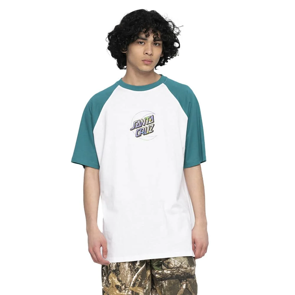 Φωτογραφία προϊόντος: T-Shirt Santa Cruz Holo Moon Dot Raglan White