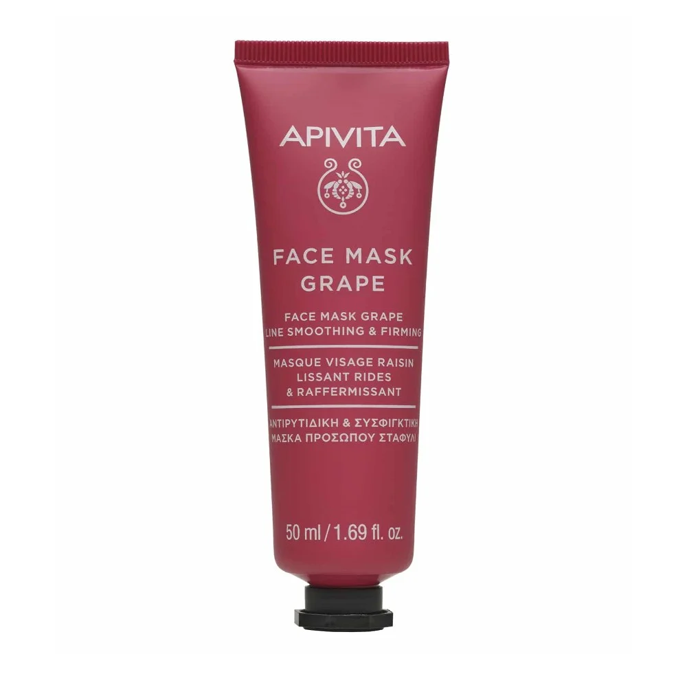 Φωτογραφία προϊόντος: APIVITA Face Mask Grape - Αντιρυτιδική Μάσκα Προσώπου με Σταφύλι για Σύσφιξη (50ml)