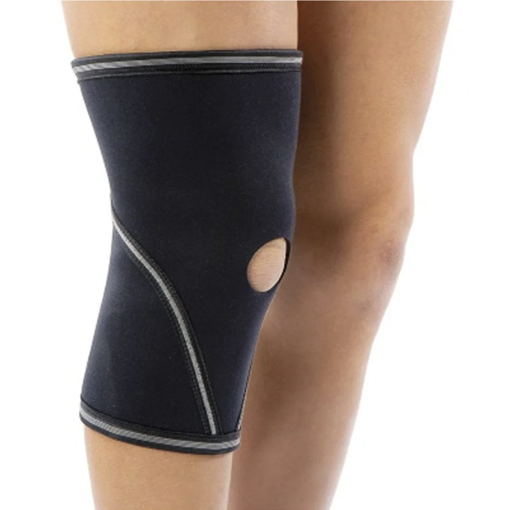 Φωτογραφία προϊόντος: ANATOMIC HELP Επιγονατίδα Ελαστική με Tρύπα 0021 - Μαύρη - XL