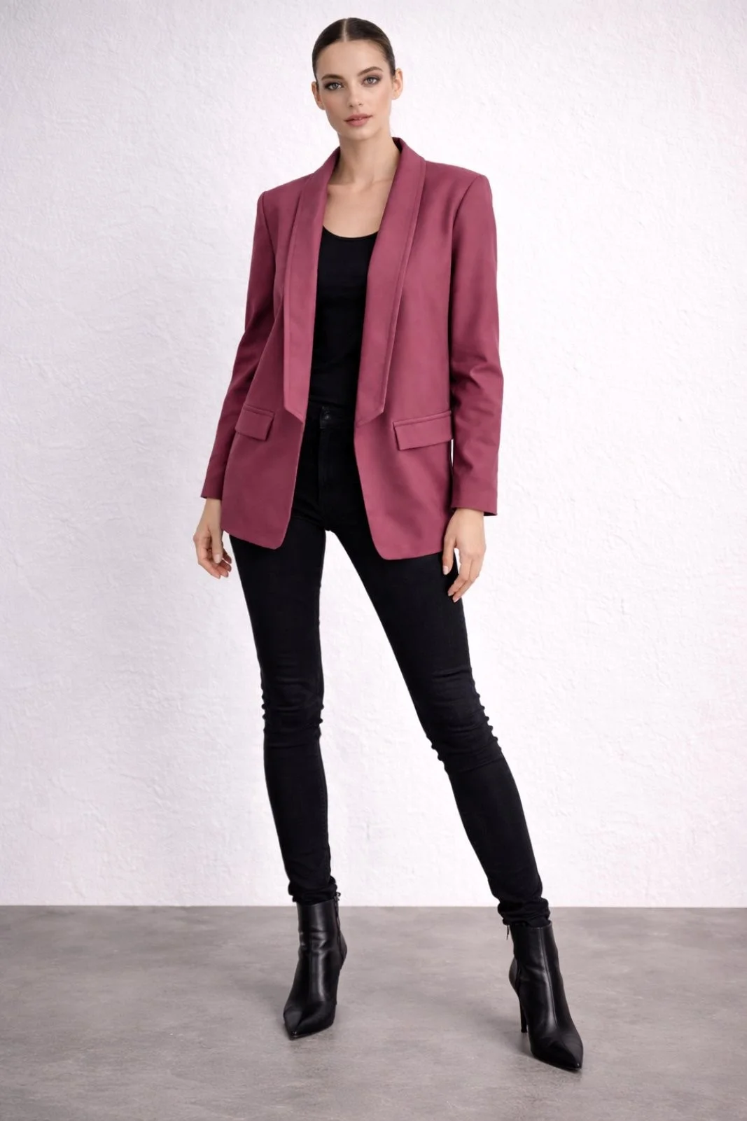 Φωτογραφία προϊόντος: ELUNA Elli Leather Jacket σακάκι Δερμάτινο σε Μπόρντο