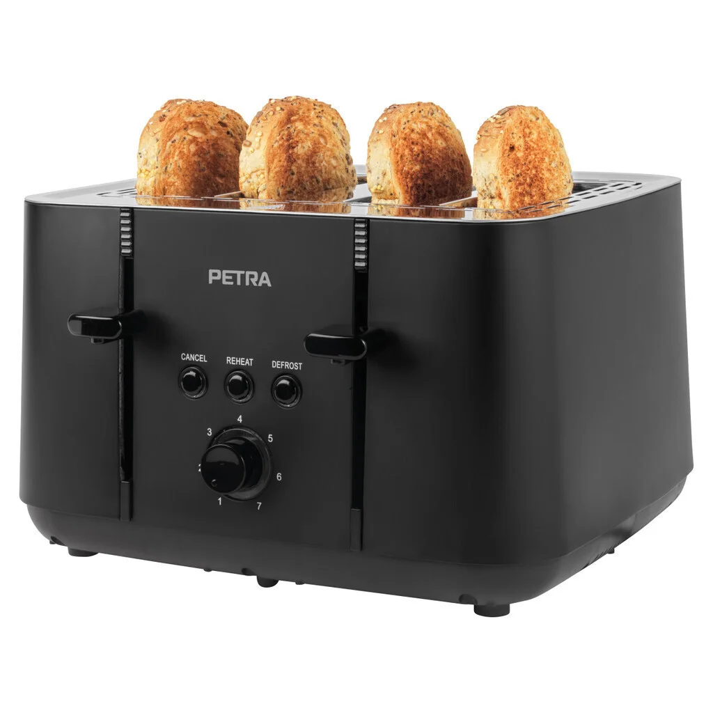 Φωτογραφία προϊόντος: Φρυγανιέρα Petra PT-5565 4 Θέσεων 1850W Μαύρη