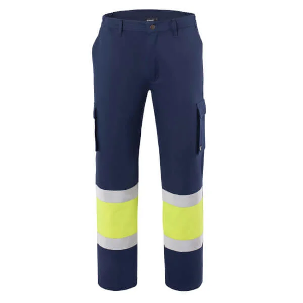 Φωτογραφία προϊόντος: AXON HI-VIS LEGGERO Παντελόνι Εργασίας Μπλε με Ανακλαστικές Ταινίες