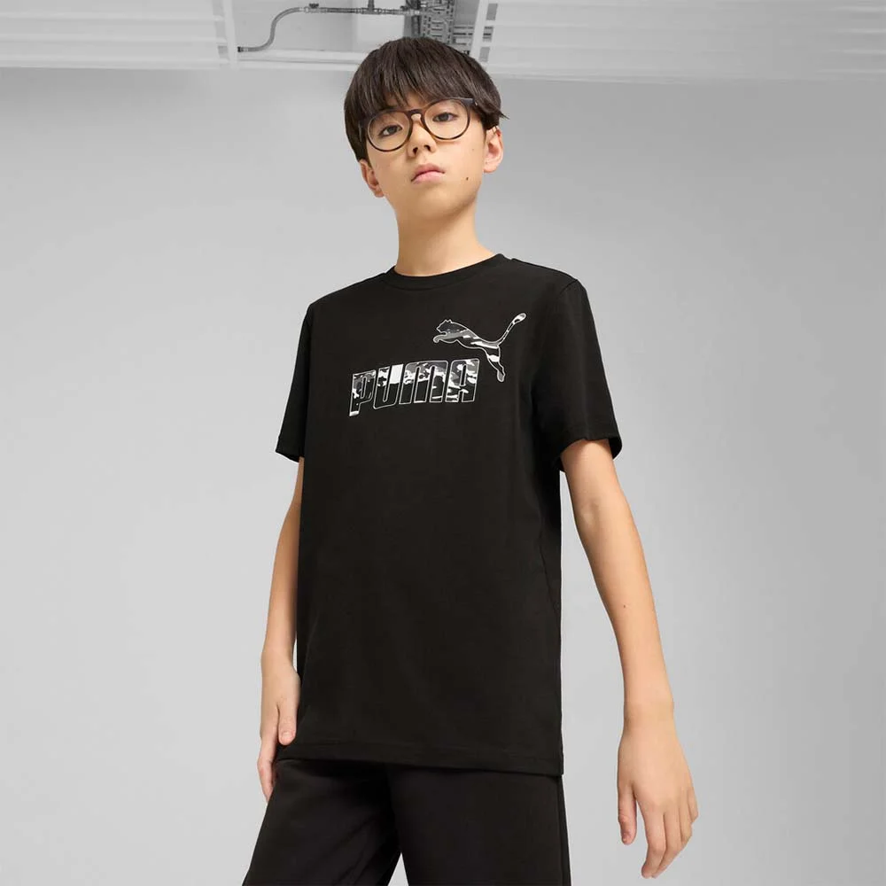 Φωτογραφία προϊόντος: Puma Boy's Essentials Camo Tee Μαύρο 685138-01 (Puma)
