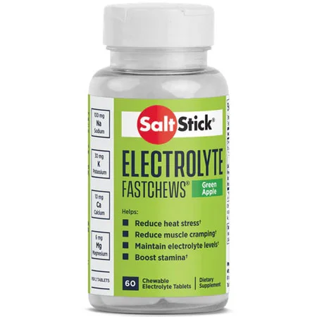 Φωτογραφία προϊόντος: Saltstick FastChews 60 chewable tablets Green Apple SaltStick