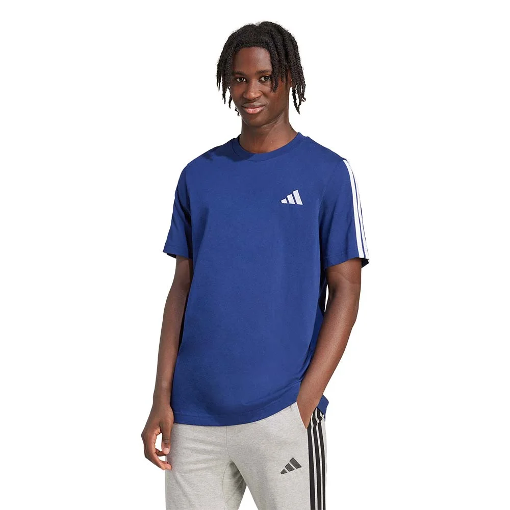 Φωτογραφία προϊόντος: adidas Sportswear Men's 3Stripes Single Jersey T-Shirt Μπλε Σκούρο JV6785 (adidas Sportswear)