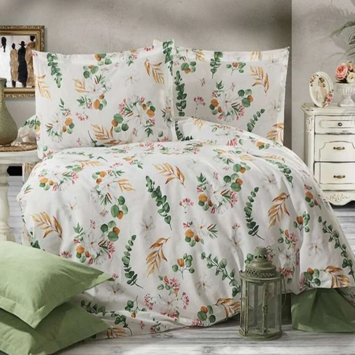 Φωτογραφία προϊόντος: MayHome Σετ Σεντόνια Polycotton Διπλά 2520346500 (Π: 200cm x Μ: 240cm) – Floral