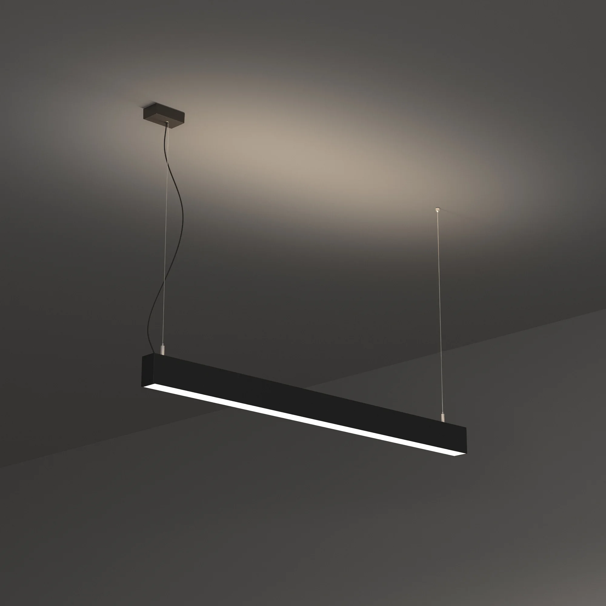 Φωτογραφία προϊόντος: Ideal lux Γραμμικό LED μαύρο 1200 4000K 40W Fluo Bi-Emission
