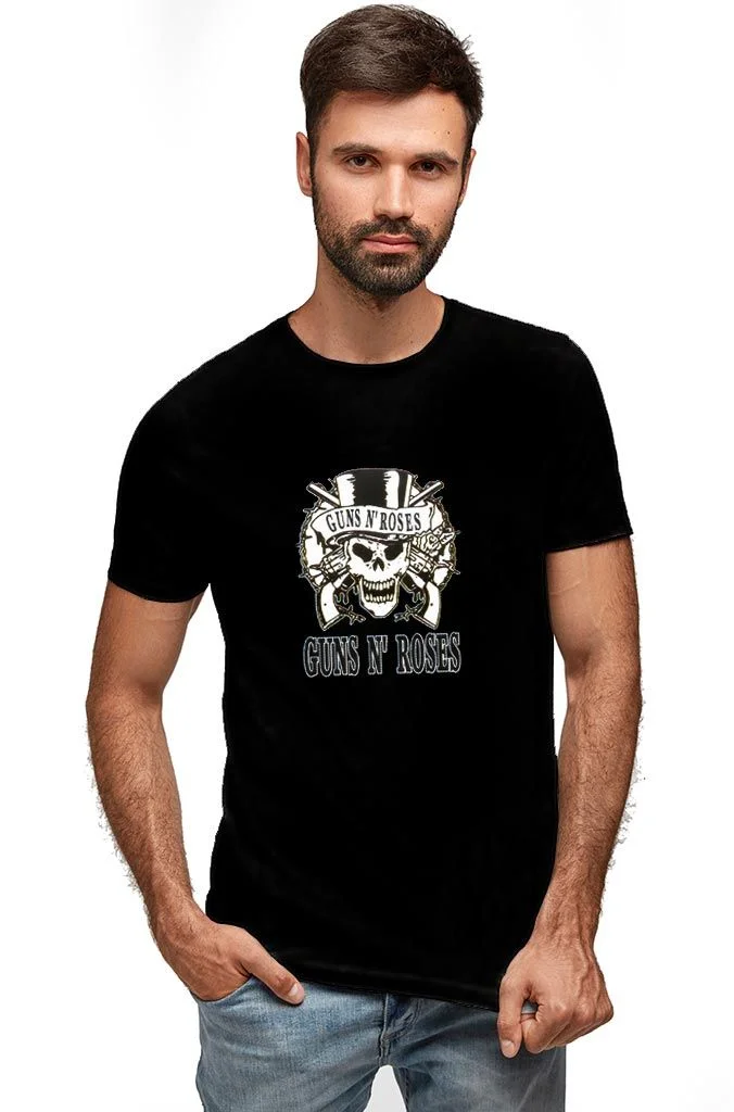 Φωτογραφία προϊόντος: Prime T-Shirt Μαύρο με σχέδιο Rock Band 8501-1