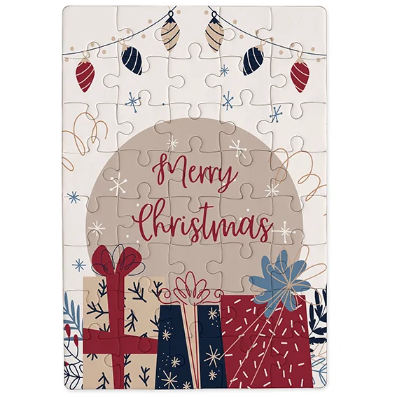 Φωτογραφία προϊόντος: OEM Puzzle Christmas! Κάθετο A4
