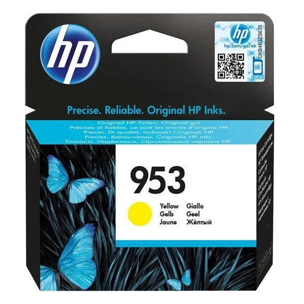 Φωτογραφία προϊόντος: Hewlett Packard HP 953 YELLOW INK CARTR - F6U14AE