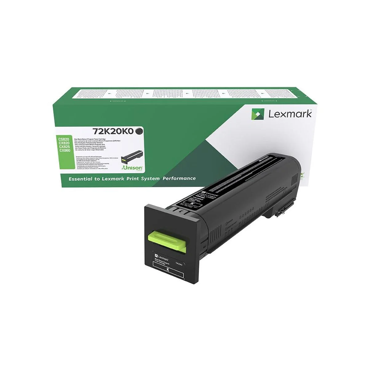 Φωτογραφία προϊόντος: Toner Laser Lexmark 72K20K0 Standard Black -8k Pgs - 72K20K0