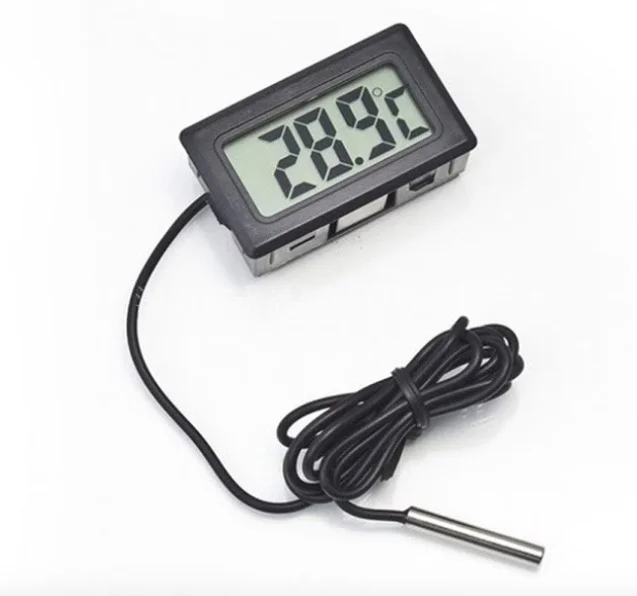 Φωτογραφία προϊόντος: OEM LCD Display Thermometer meter with Temperature Probe
