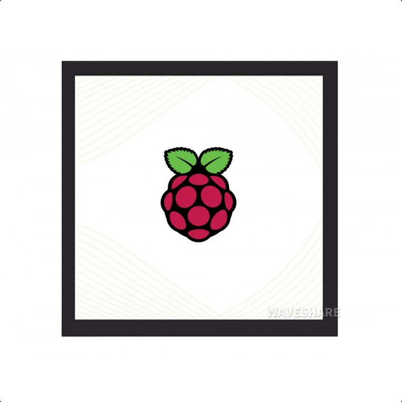 Φωτογραφία προϊόντος: WaveShare 4inch Square Capacitive Touch Screen LCD (C) for Raspberry Pi, 720×720, DPI, IPS, Toughened Glass Cover, Low Power