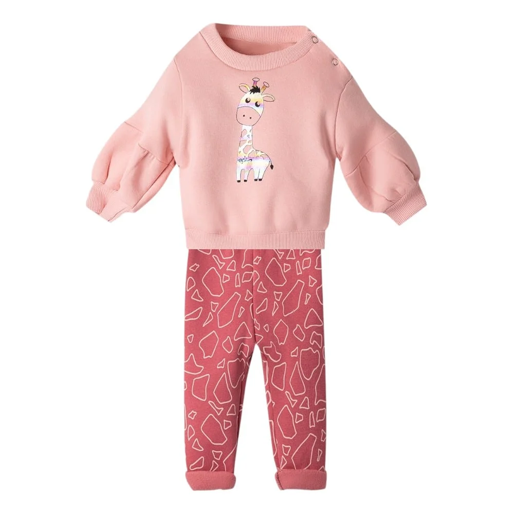 Φωτογραφία προϊόντος: NEK KIDS WEAR 171825 ΒΡΕΦΙΚΟ ΣΕΤ ΓΙΑ ΚΟΡΙΤΣΙ ΠΟΥΔΡΑ ΣΑΠΙΟ ΜΗΛΟ 2ΤΜ ΑΠΟ 0-24 ΜΗΝΩΝ