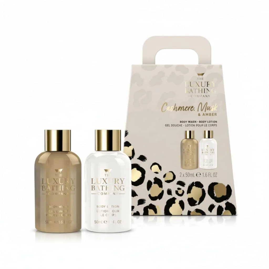 Φωτογραφία προϊόντος: THE LUXURY BATHING COMPANY CMA2520001 ΣΕΤ ΠΕΡΙΠΟΙΗΣΗΣ ΣΩΜΑΤΟΣ CASHMERE AMBER MINI BODY DUO