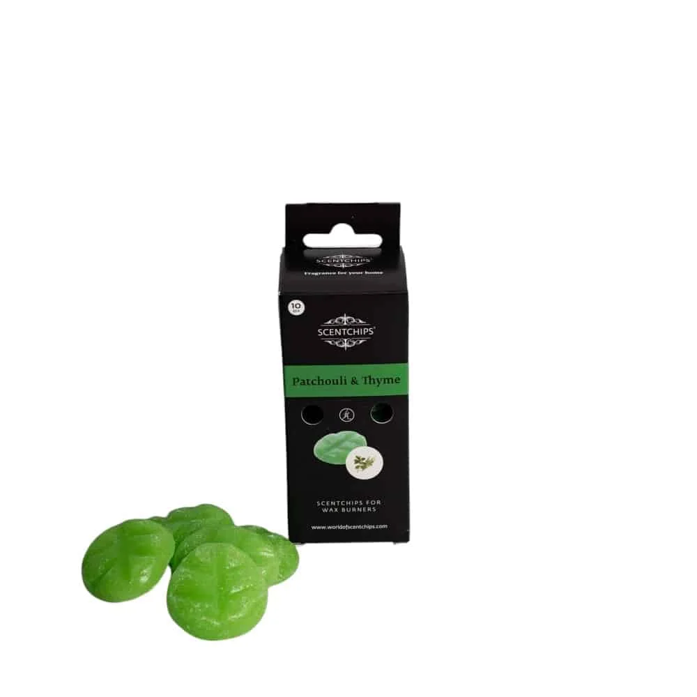 Φωτογραφία προϊόντος: SCENTCHIPS 2700220 WAX MELT ΣΕ ΚΟΥΤΙ PATCHOULI & THYME 10ΤΜ