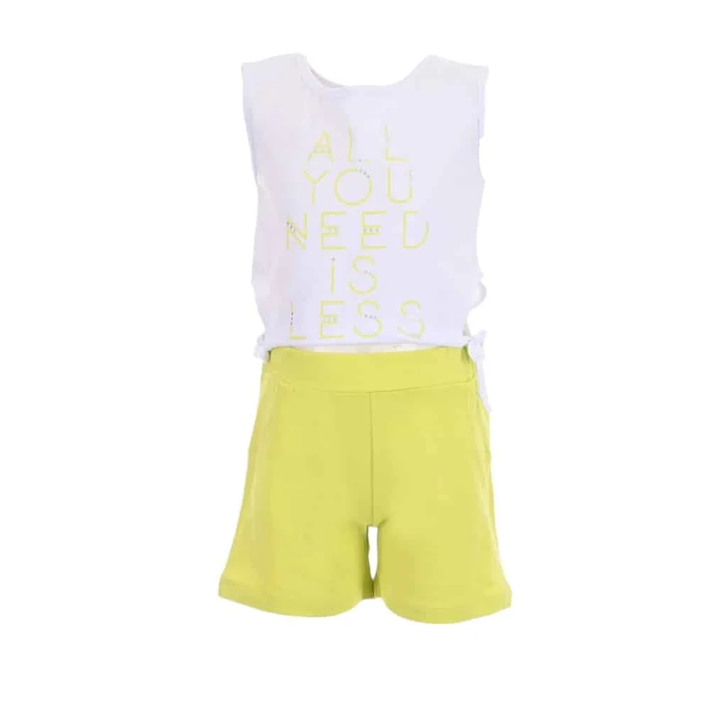 Φωτογραφία προϊόντος: NEK KIDS WEAR 21025 ΠΑΙΔΙΚΟ ΣΕΤ ΓΙΑ ΚΟΡΙΤΣΙ ΛΕΥΚΟ ΛΕΜΟΝΙ 2ΤΜ ΑΠΟ 6-16 ΕΤΩΝ