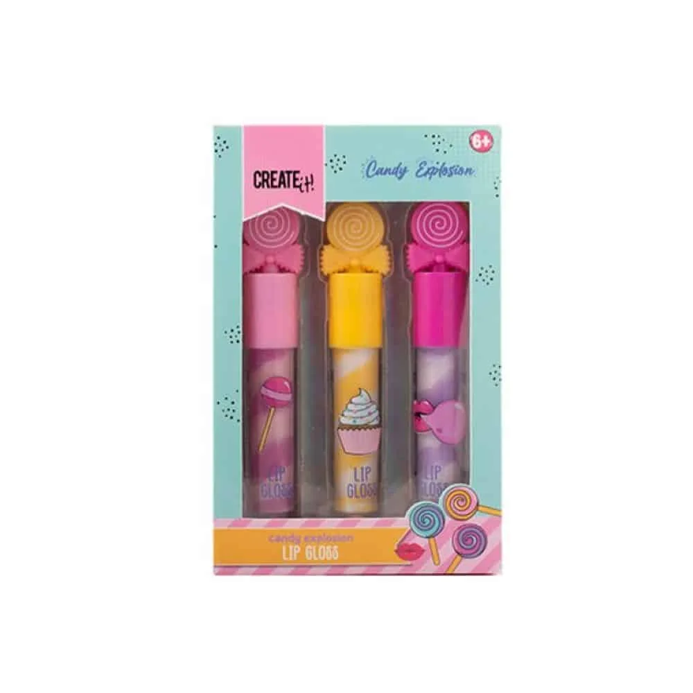 Φωτογραφία προϊόντος: CREATE IT 84809Α ΣΕΤ LIP GLOSS ΖΑΧΑΡΩΤΟ