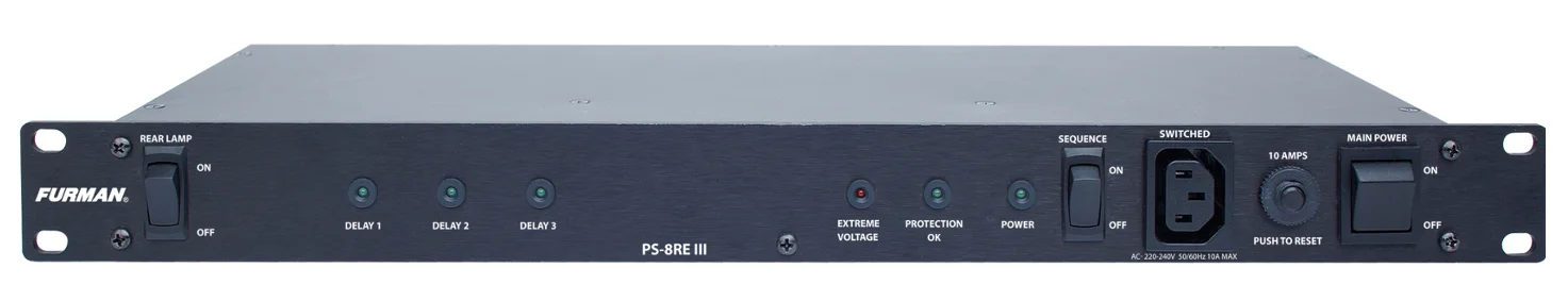 Φωτογραφία προϊόντος: Furman PS-8RE III - Σταθεροποιητής Τάσης & Sequencer 10Α