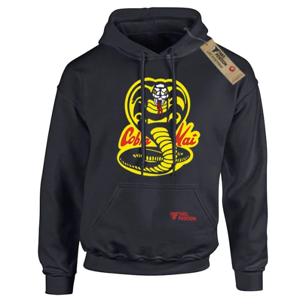 Φωτογραφία προϊόντος: Hoodie φούτερ με κουκούλα Takeposition H-cool Cobra Kai σε Μαύρο, 907-8526-02