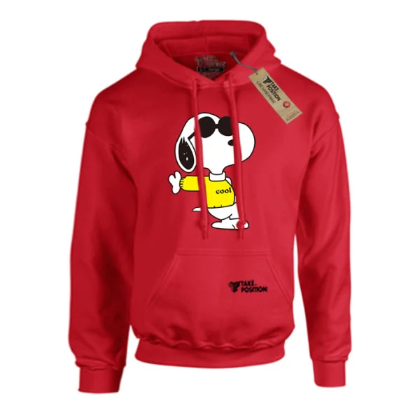 Φωτογραφία προϊόντος: Hoodie φούτερ με κουκούλα Takeposition H-cool Snoopy, ΠΡΑΣΙΝΟ/ MEDIUM, 907-1222-prosf