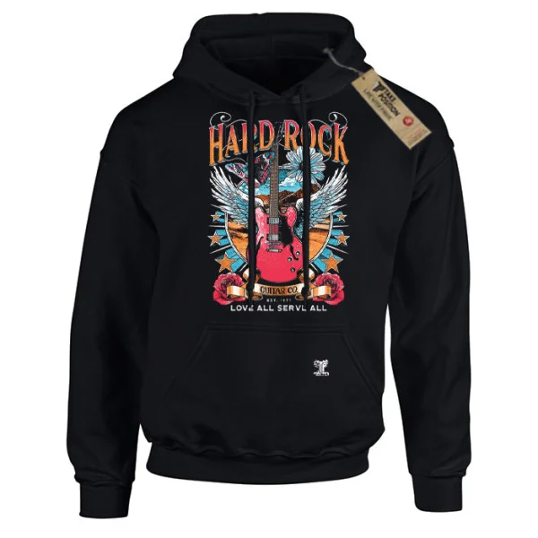 Φωτογραφία προϊόντος: Hoodie φούτερ με κουκούλα Hard Rock Takeposition Σε Μαύρο, 907-7765b