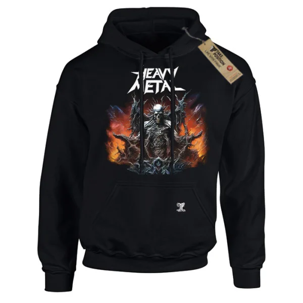 Φωτογραφία προϊόντος: Hoodie φούτερ με κουκούλα Heavy Metal Takeposition Σε Μαύρο, 907-7784