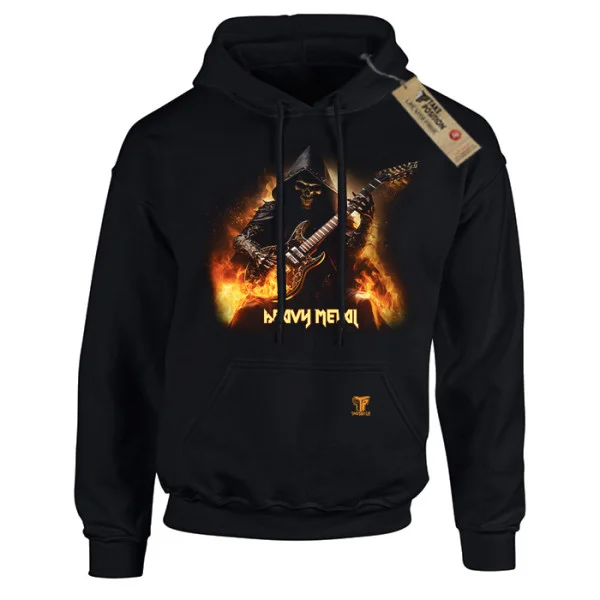Φωτογραφία προϊόντος: Hoodie φούτερ με κουκούλα Heavy Metal Until Death Takeposition Σε Μαύρο, 907-7774