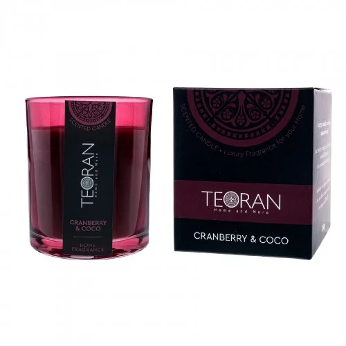 Φωτογραφία προϊόντος: Teoran Αρωματικο κερί Cranberry Coco στρόγγυλο 130γρ - Κυκλικό 130gr