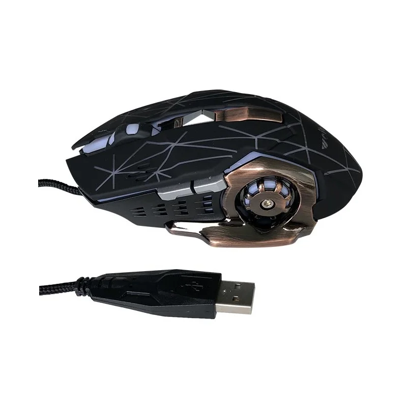 Φωτογραφία προϊόντος: Ενσύρματο ποντίκι Gaming - LED RGB - S200 - Weibo - 652005
