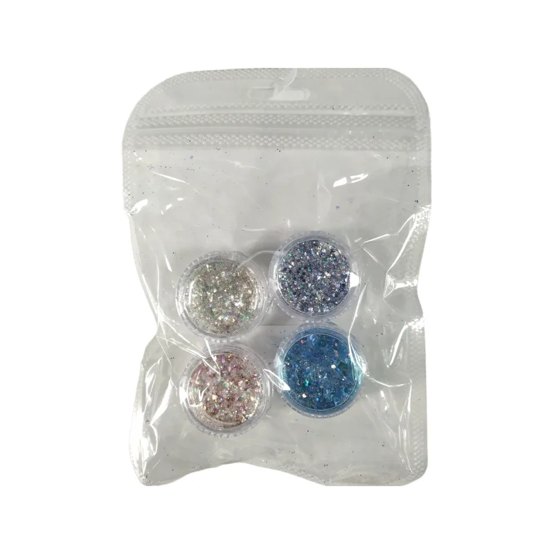 Φωτογραφία προϊόντος: Tradesor Σετ Glitter νυχιών Nail Art - ND138 - 4pcs - 910549
