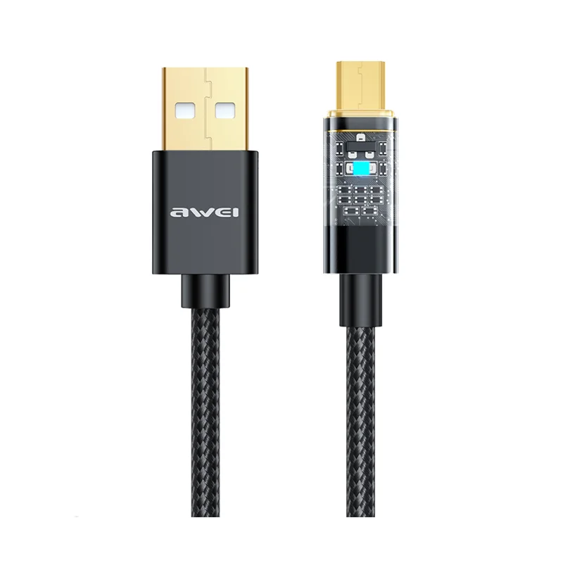 Φωτογραφία προϊόντος: Καλώδιο φόρτισης + data - Micro USB - CL-139M - AWEI - 887691