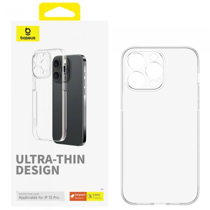 Φωτογραφία προϊόντος: Baseus Phone Case for iPhone 15 Pro OS-Lucent Series Clear (P60157204203-01) (BASP60157204203-01)