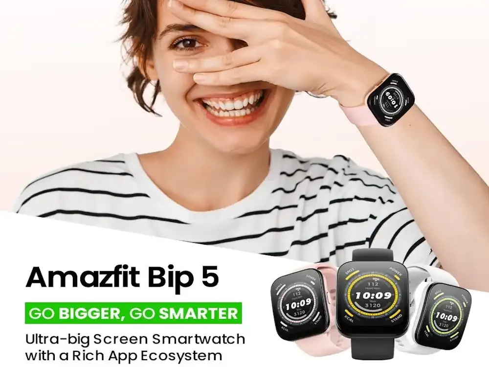 Φωτογραφία προϊόντος: Smartwatch Xiaomi Amazfit BIP 5 Chiamata Vocale BT Soft Black