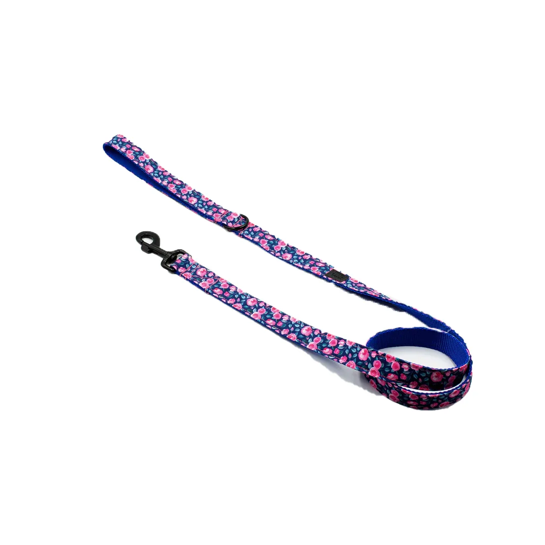 Φωτογραφία προϊόντος: WoofWoof Woof Woof Pink Floral Leash M/L