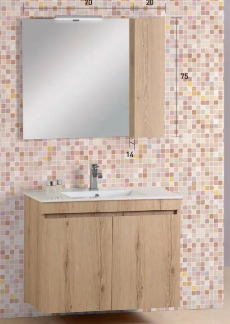 Φωτογραφία προϊόντος: PRO BAGNO Έπιπλο Μπάνιου 958B MATRIX W21 σετ