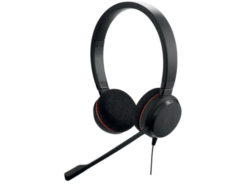 Φωτογραφία προϊόντος: Jabra Evolve 20 Stereo Professional corded headset UC USB-C/USB-A Adapter - Passive noise cancellation USB-C and USB-A connectivity (4999- 829-269)