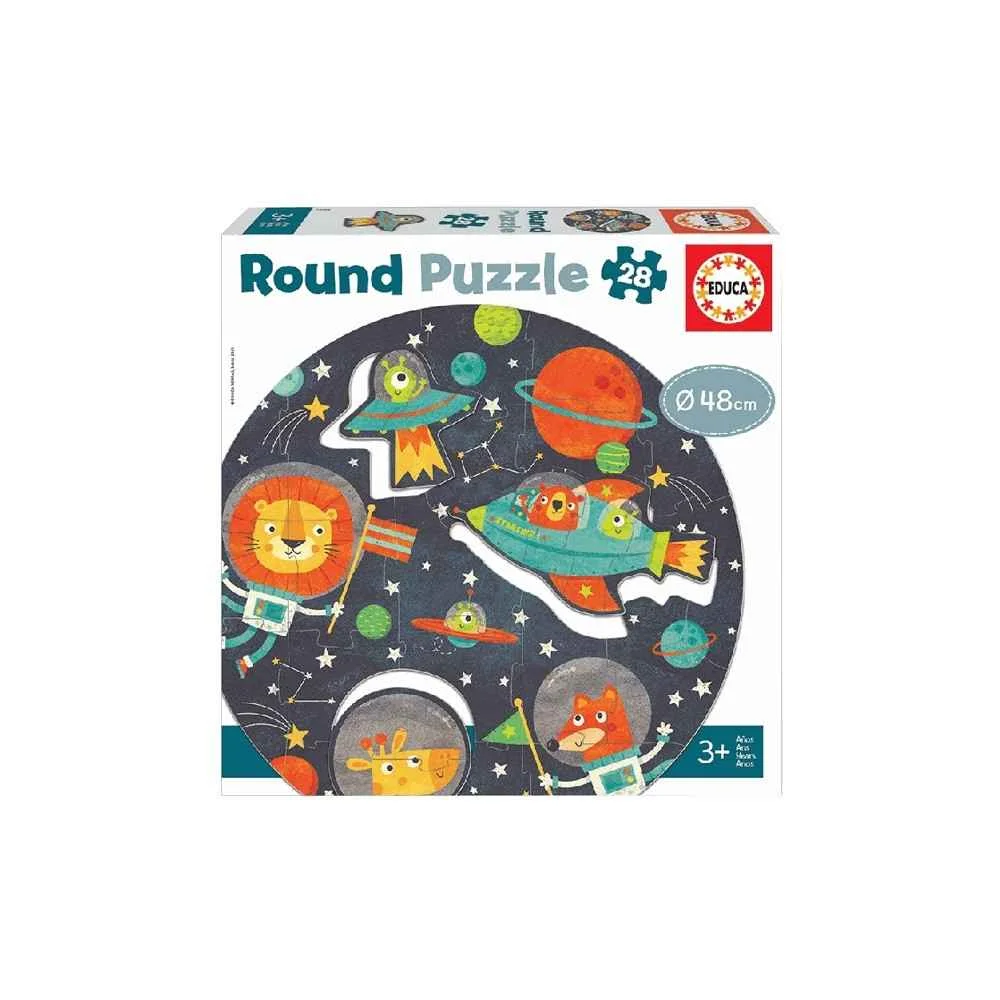 Φωτογραφία προϊόντος: Educa Παιδικό Puzzle Round The Space 28pcs για 3+ Ετών 200.189089