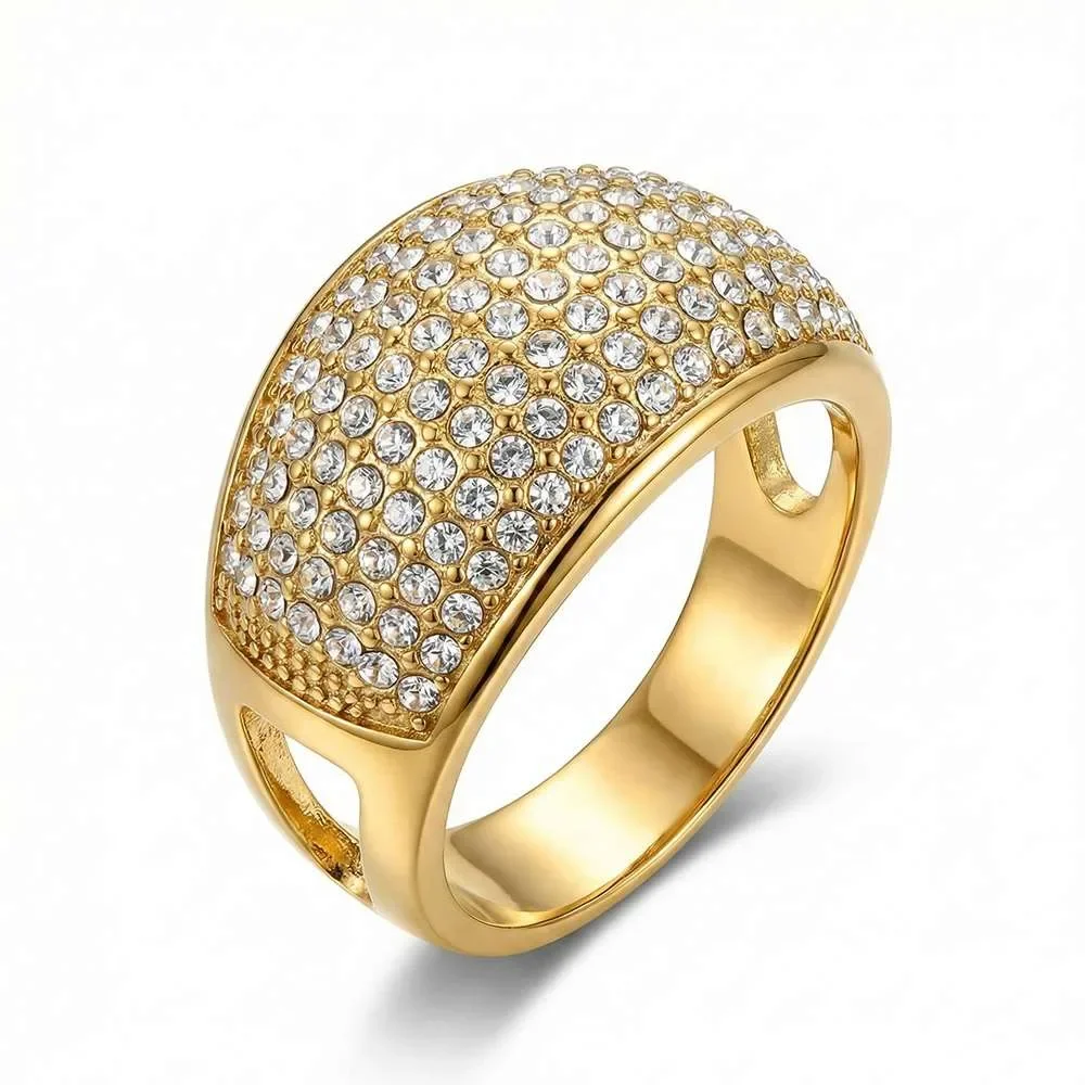Φωτογραφία προϊόντος: OEM Chunky diamonds gold ring