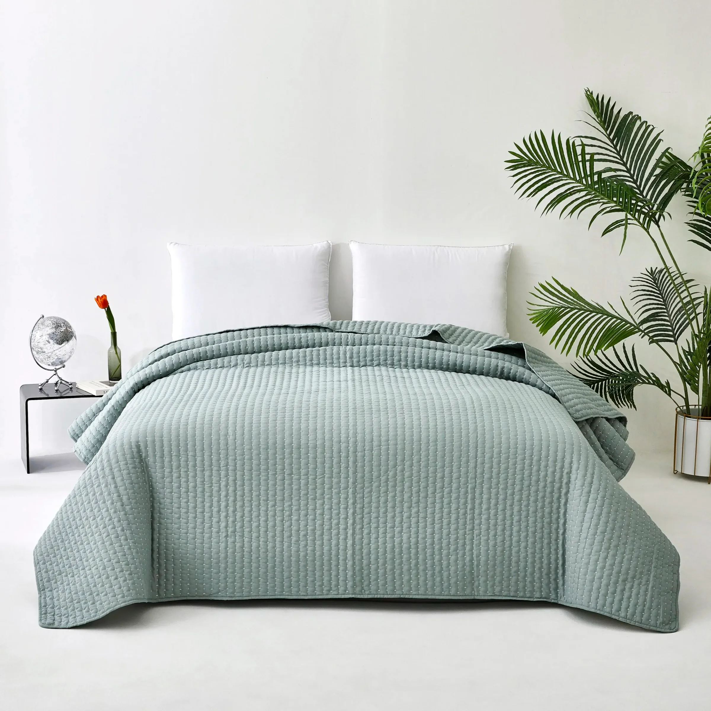 Φωτογραφία προϊόντος: MATTEX ΚΟΥΒΕΡΛΙ 2 ΟΨΕΩΝ MIRANDA COULPA KING SIZE MINT 240X260cm