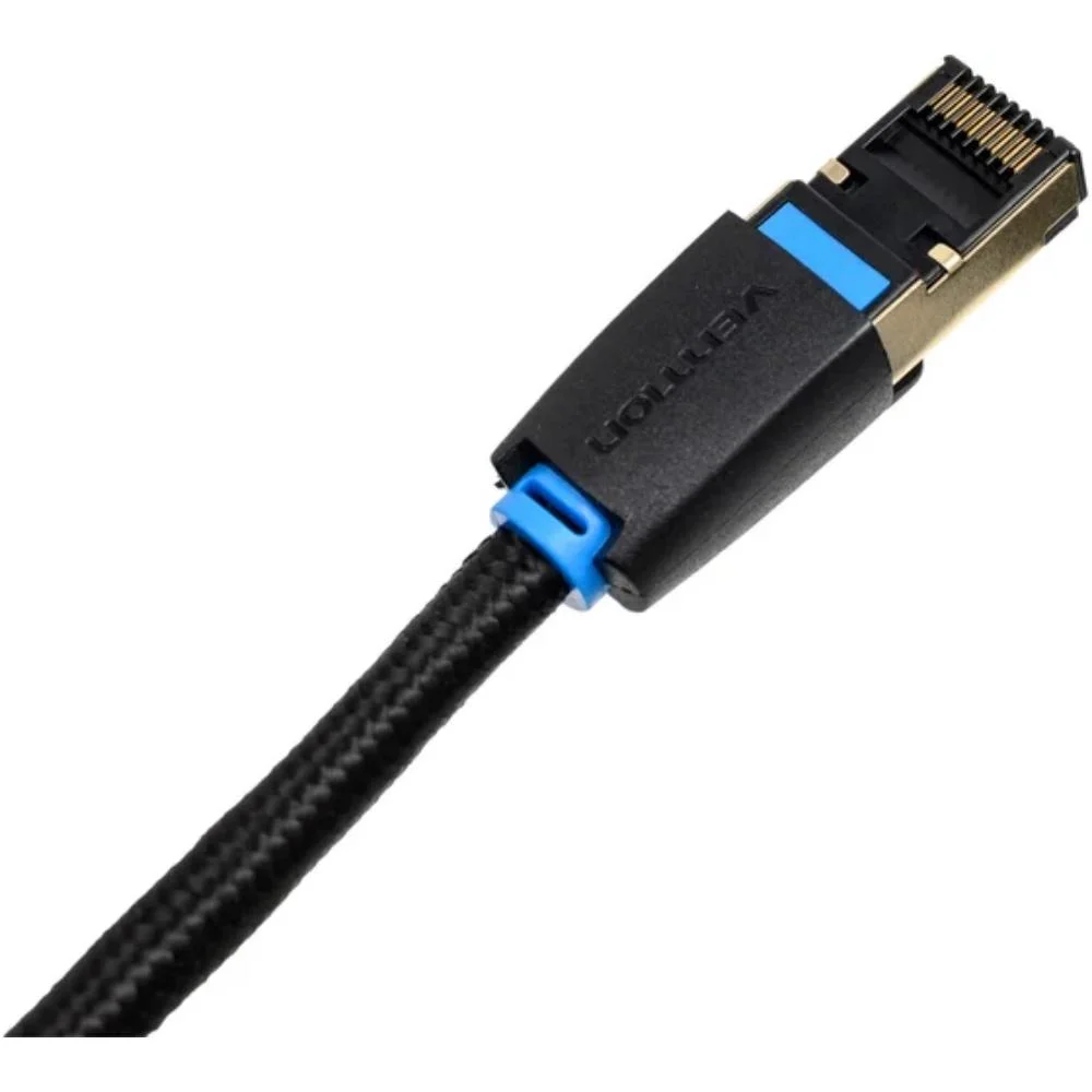 Φωτογραφία προϊόντος: VENTION Cotton Braided Cat.8 SFTP Patch Cable 3M Black (IKGBI) (VENIKGBI)