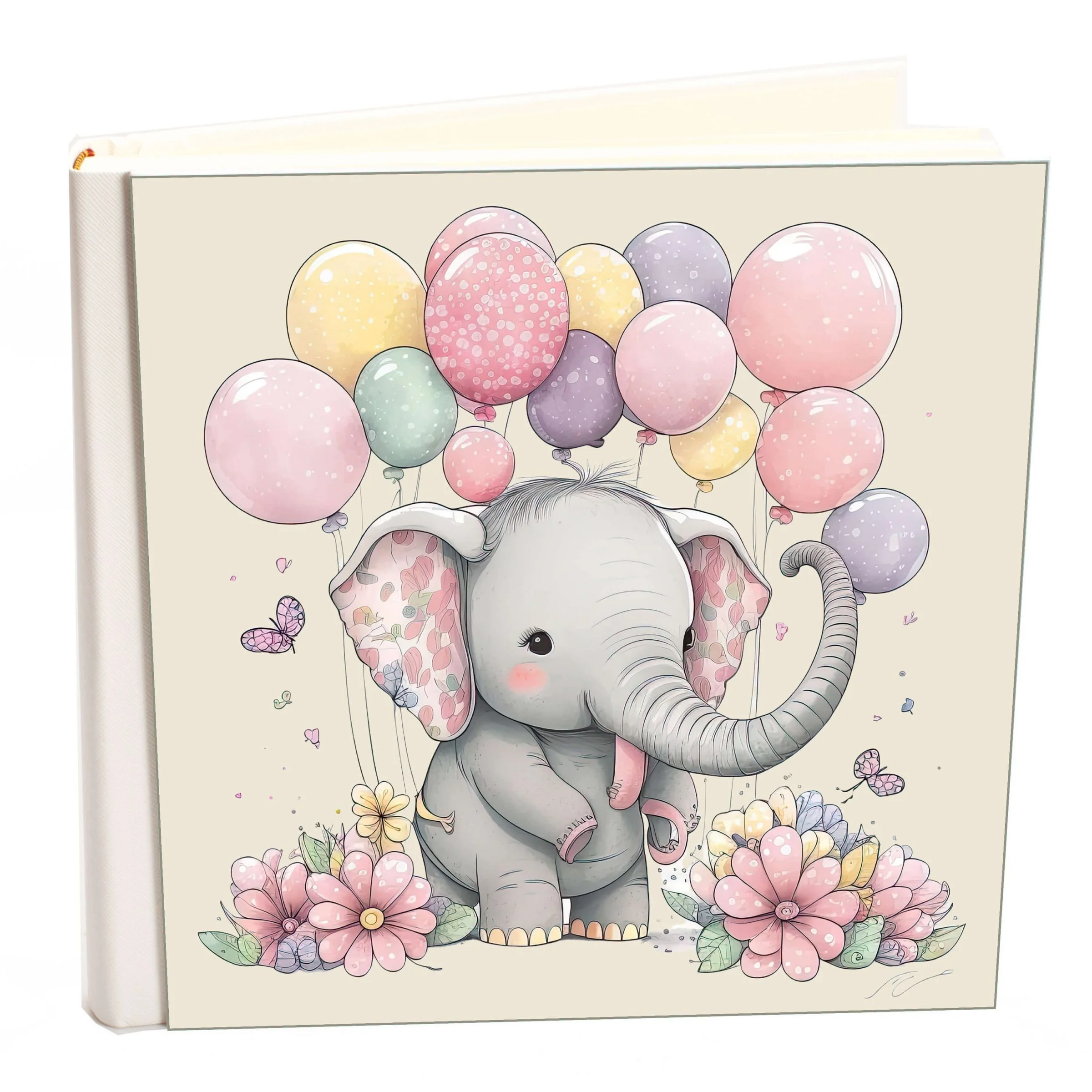 Φωτογραφία προϊόντος: HOPER Άλμπουμ my album elephant 28 boho style με ριζόχαρτο 35x35cm και κουτί άλμπουμ