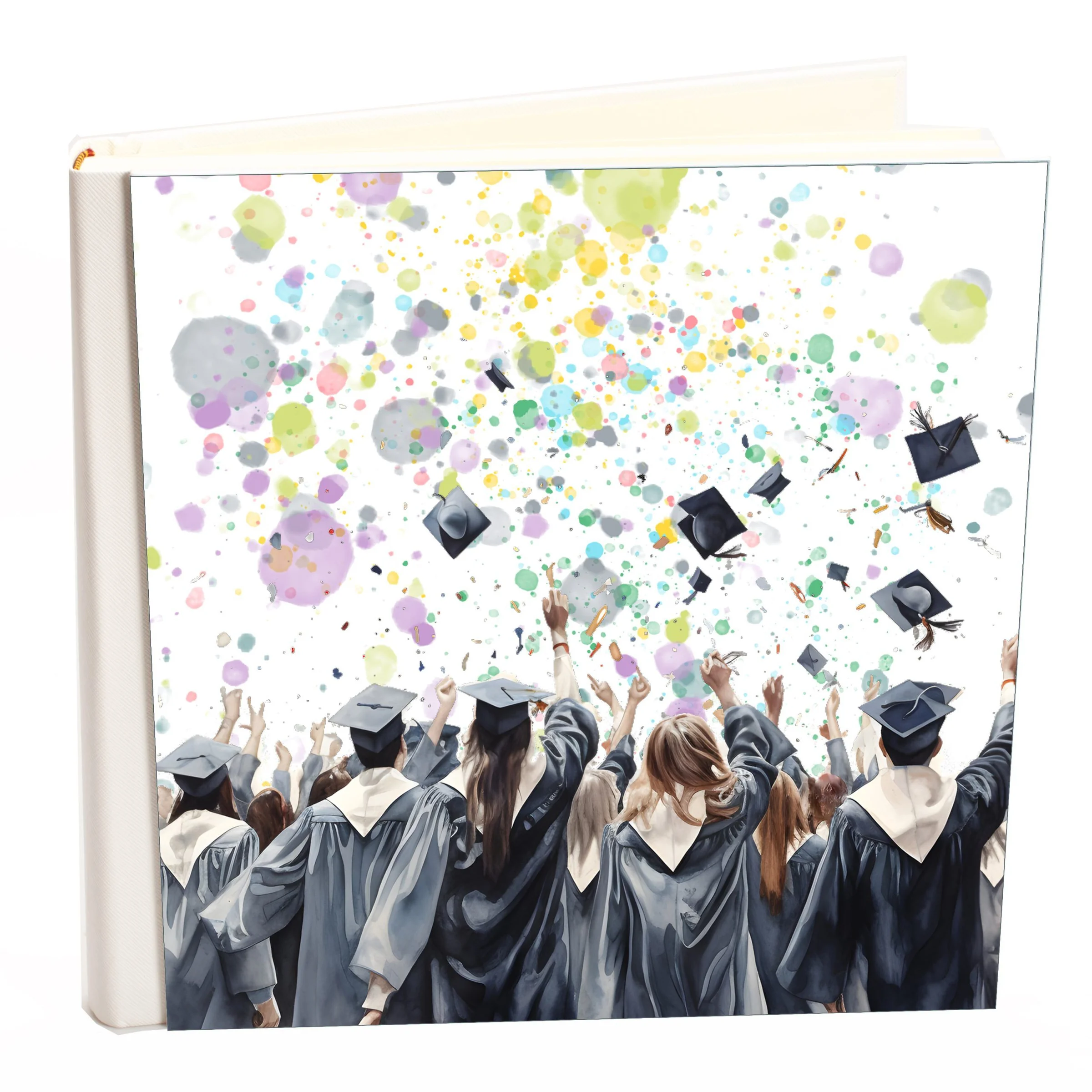 Φωτογραφία προϊόντος: HOPER Άλμπουμ my album GRADUATION boho style με ριζόχαρτο 24x24cm και κουτί άλμπουμ