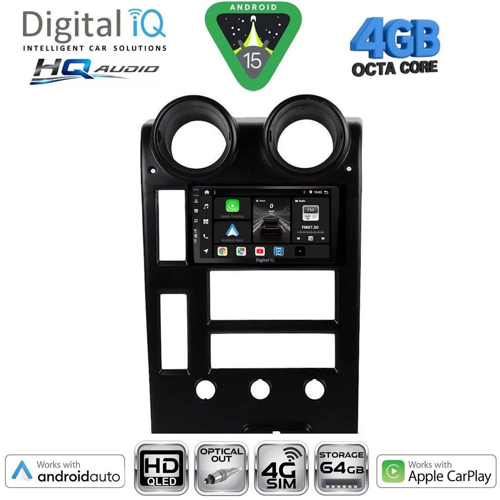 Φωτογραφία προϊόντος: DIGITAL IQ BXK 19215_CPAA (9inc) MULTIMEDIA TABLET for HUMMER H2 mod. 2001-2007